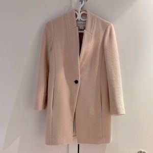 New Club Monaco light pink Byella coat XS